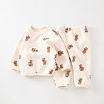 Load image into Gallery viewer, Baby Boys Girls LonBaby Boys Girls Long Sleeves 2 Packs Outfits Sets
