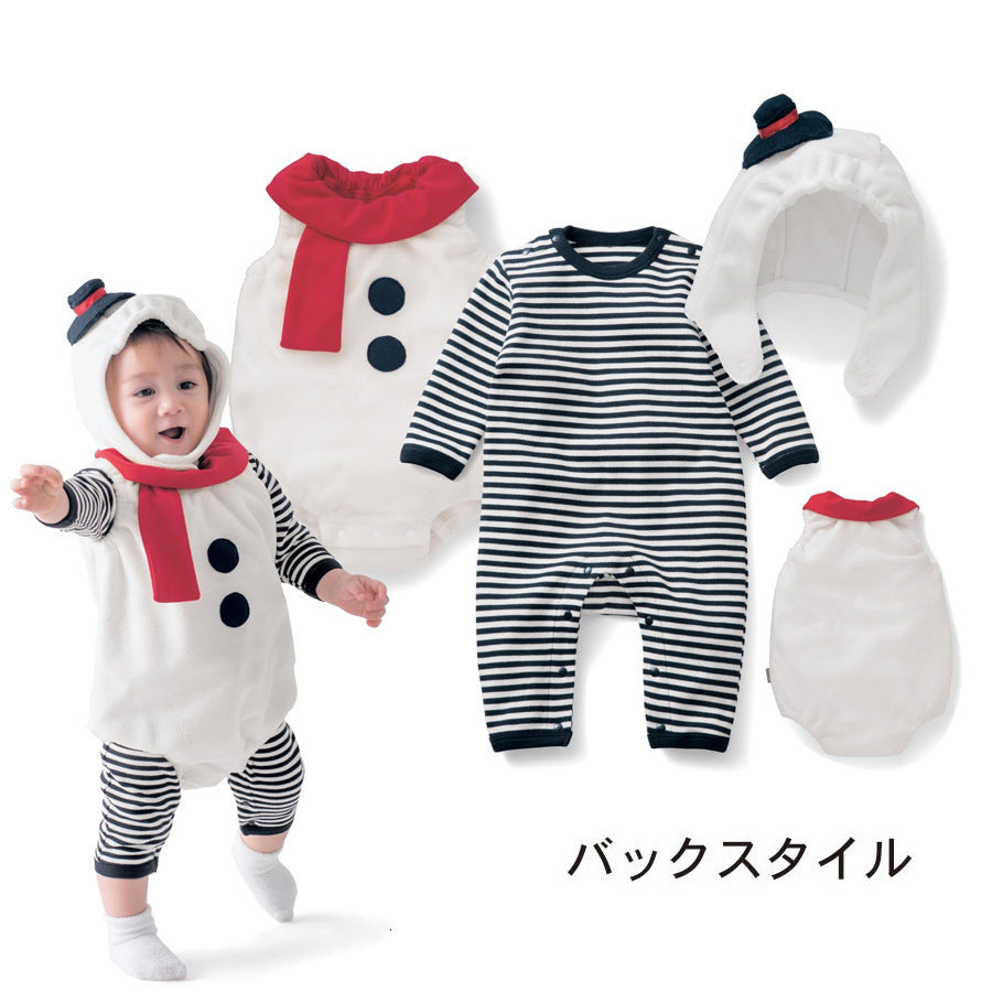 Baby Christmas Bodysuits Outfits Sets 3 Packs