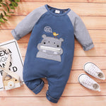 Load image into Gallery viewer, Baby Infant Long Sleeves Romper Printed Cotton Jumpsuit
