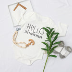 Load image into Gallery viewer, BabeDear Baby Infant Unisex Long Sleeve Cute Cotton Romper Bodysuit Summer Outfit Clothes White 0-24 Months

