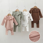 Load image into Gallery viewer, Baby Spot Long Sleeves Romper 3 Packs Outfit

