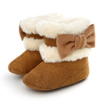 Load image into Gallery viewer, Boots First Walkers Baby Girls Boys Shoes Soft Sole Fur Snow Booties
