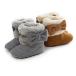 Load image into Gallery viewer, Boots First Walkers Baby Girls Boys Shoes Soft Sole Fur Snow Booties
