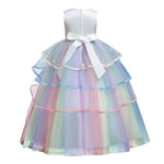 Load image into Gallery viewer, Elegant Girls Unicorn Custome Princess Dress
