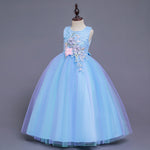 Load image into Gallery viewer, BabeDear Formal Girl Dress Kid Baby Princess Bridesmaid Flower Dresses Party Wedding
