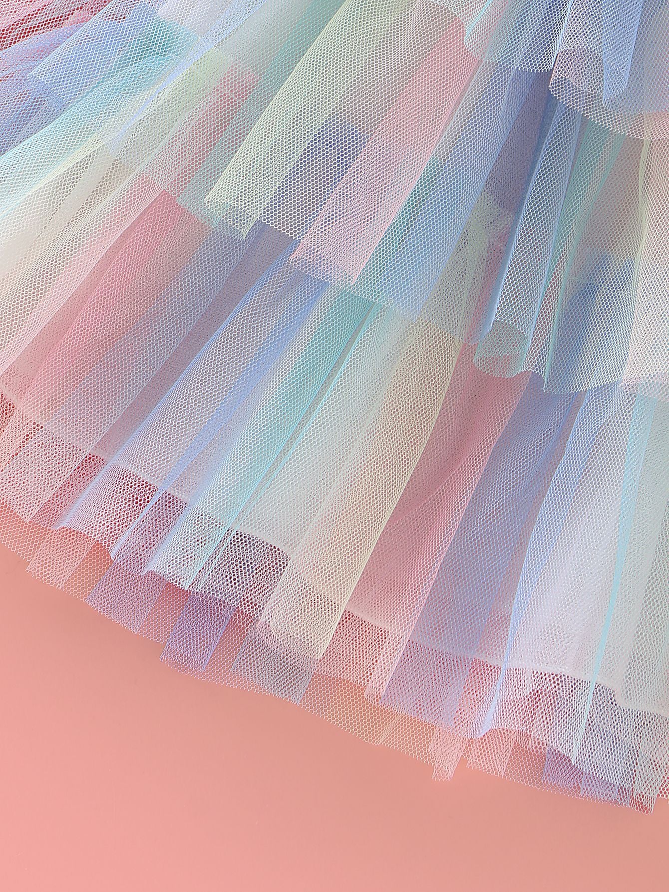 Girls Unicorn Printing Princess Dress