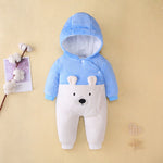 Load image into Gallery viewer, Infant Baby Winter Thick Bodysuits Long Sleeves Romper
