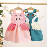 Load image into Gallery viewer, Toddler Girls Flamingo Princess Dress
