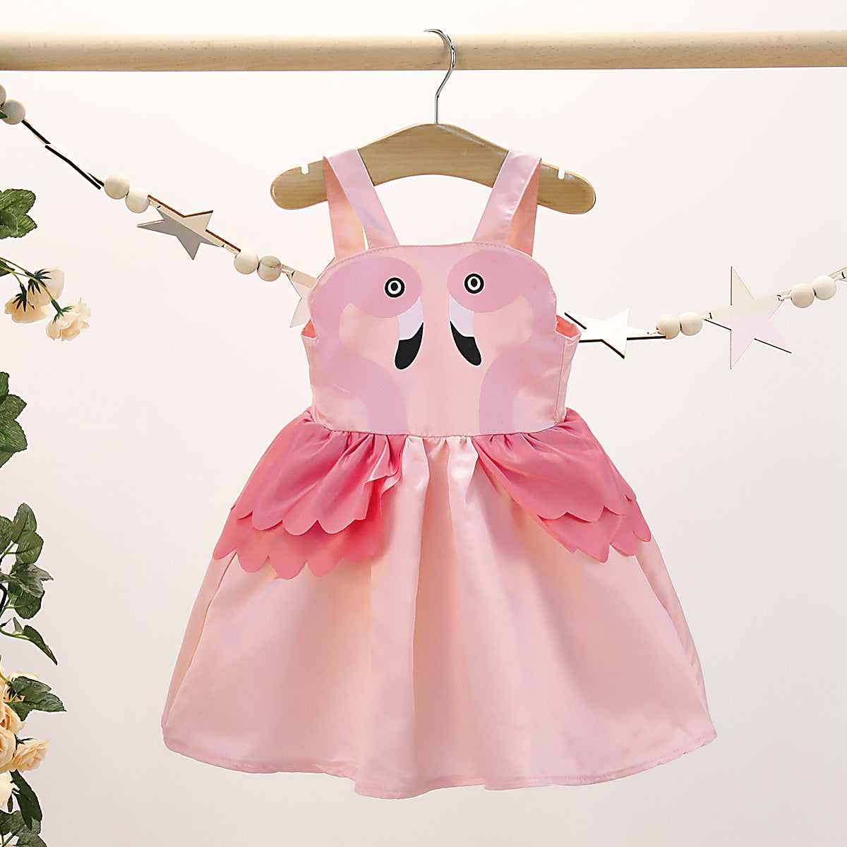 Toddler Girls Flamingo Princess Dress