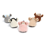 Load image into Gallery viewer, Winter Boys Girls Baby Cotton Shoes Warm Shoes Velcro Baby Shoes Soft Non Slip Soles 0-1 Year Prewalking Shoes
